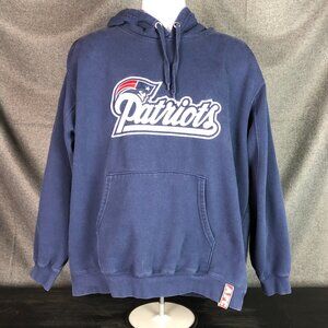 NFL Team Apparel New England Patriots Hoodie Embroidered XL